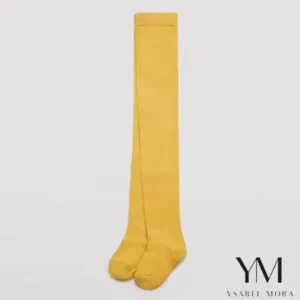 Leotardo clásico amarillo mostaza