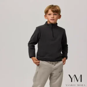 SUPER TÉRMICO Forro polar infantil gris marengo