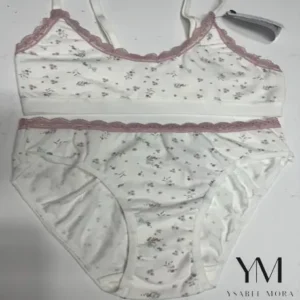 Conjunto interior juvenil top y braga