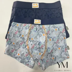 Pack bóxers infantiles algodón estampados