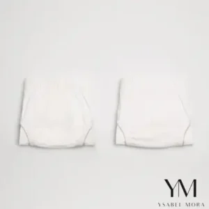 Pack de 2 slips de niño algodón blancos