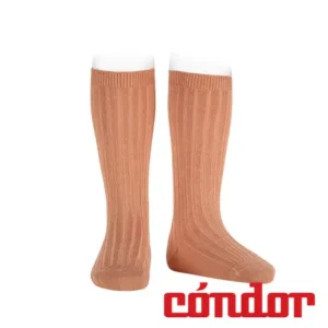 Calcetines altos básicos canalé NOUGAT