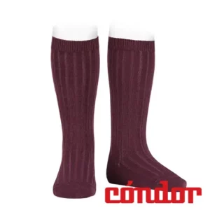 Calcetines altos básicos canalé SYRAH