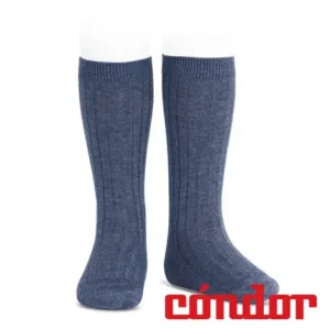Calcetines altos básicos canalé TEJANO