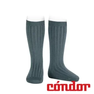Calcetines altos básicos canalé ZINC
