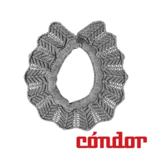 Cuello punto links calado GRIS CLARO
