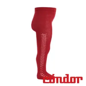 Leotardos algodón cálido con calado lateral RED VELVET