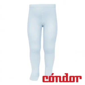 Leotardos básicos punto liso AZUL BEBE