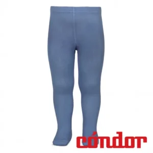 Leotardos básicos punto liso AZUL FRANCIA
