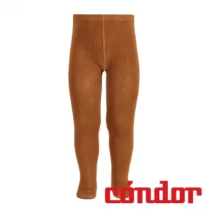 Leotardos básicos punto liso CANELA