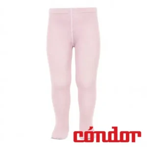 Leotardos básicos punto liso ROSA