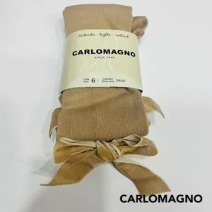Leotardo lisos con lazo de terciopelo Camel