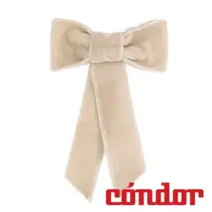 Pinza cabello coquette con lazo de terciopelo LINO
