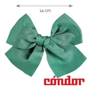 Pinza para el cabello con enorme lazo grogrén JADE