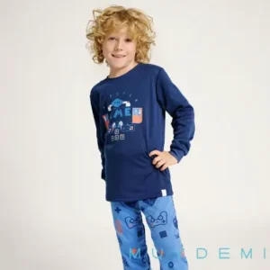 Pijama infantil estampado gamer