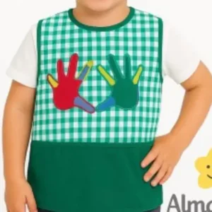 Casulla colegial cuadros Verde