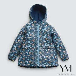 Chubasquero infantil con forro interior polar Dino