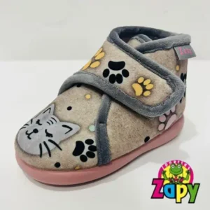 Zapatilla estampado de Gato