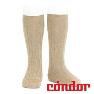 Calcetines altos básicos canalé TURRON