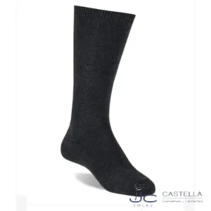Calcetines altos lisos de algodón