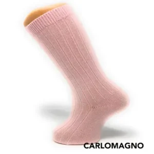 Calcetines Altos Canalé de Algodón
