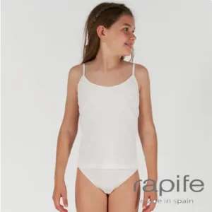 Conjunto camiseta escote espalda y braguita niña