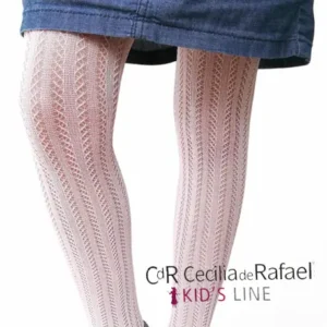 Panty semi opaco calado