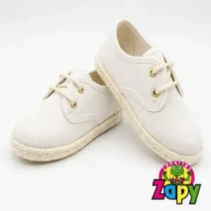 Espardeña de vestir para niño Blanco Roto