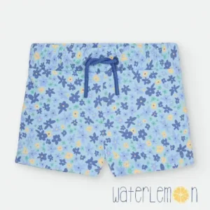 Boxer Flores Azul niño