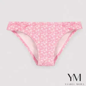 Culetín niña detalle volantes estampado leopardo rosa
