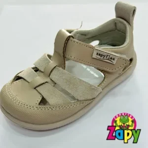 Sandalias respetuosas en piel