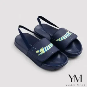 Chanclas infantiles cierre velcro estampado cocodrilos